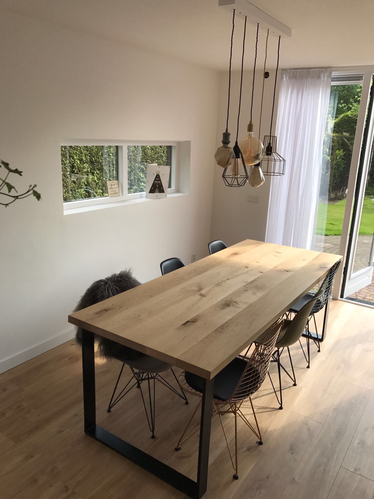 Eiken houten tafel