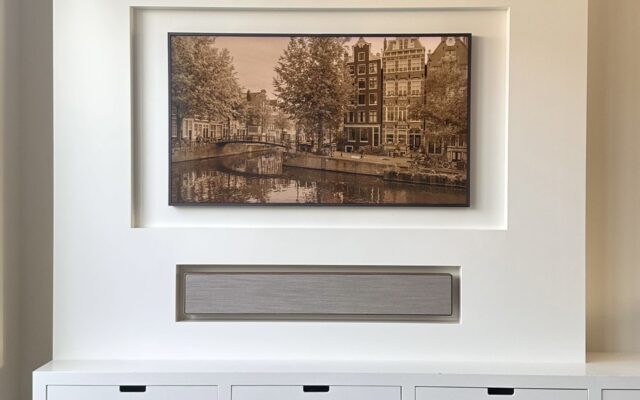Tv meubel met zit gedeelte